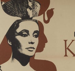 Kleopatra Original polnisches Filmplakat:: Eryk Lipinski:: 1968