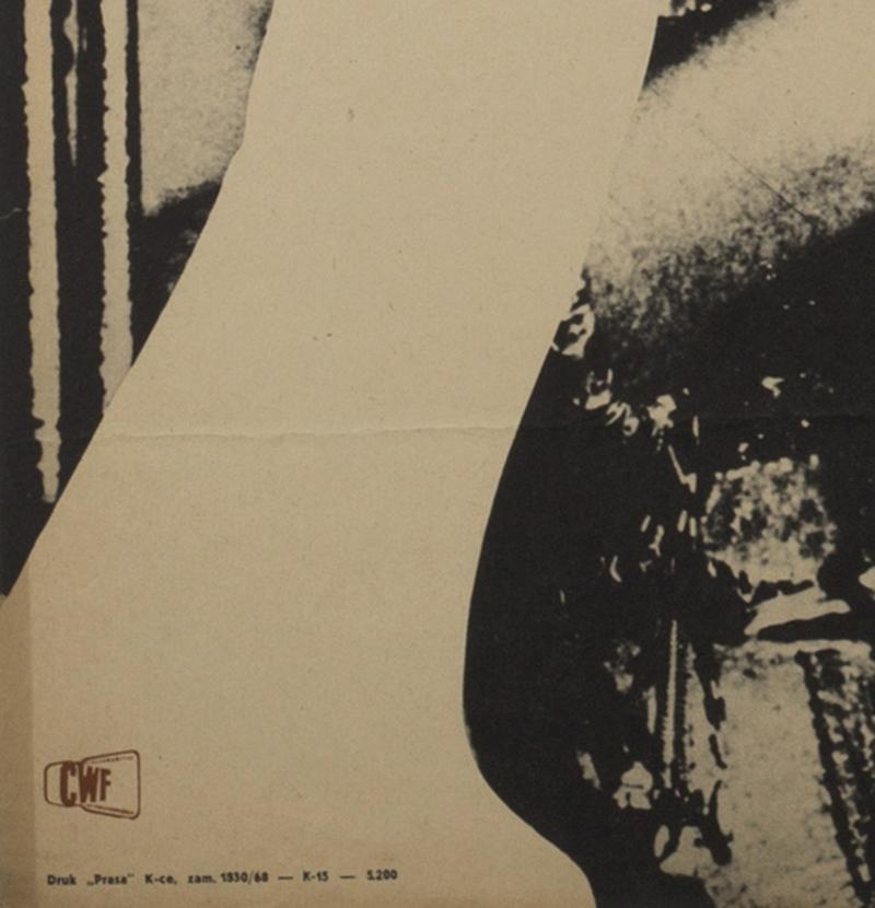 20th Century Cleopatra Original Polish Film Poster, Eryk Lipinski, 1968