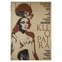 Cleopatra Original Polish Film Poster, Eryk Lipinski, 1968