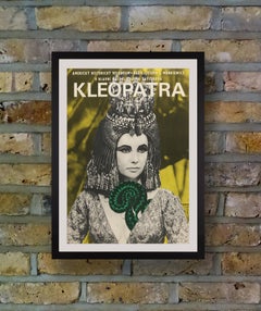 "Cleopatra" Original Vintage Movie Poster, Czech, 1966