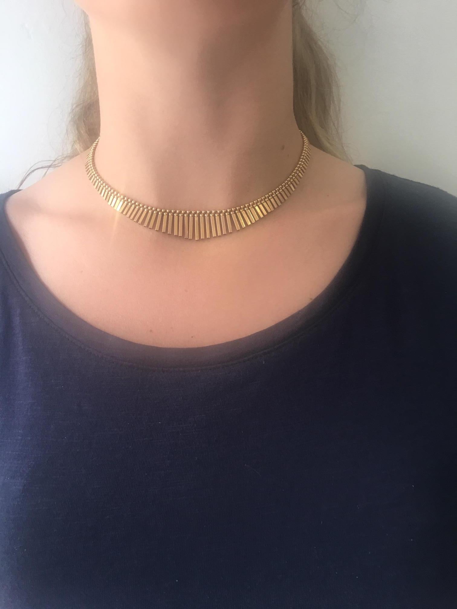 cleopatra necklace gold