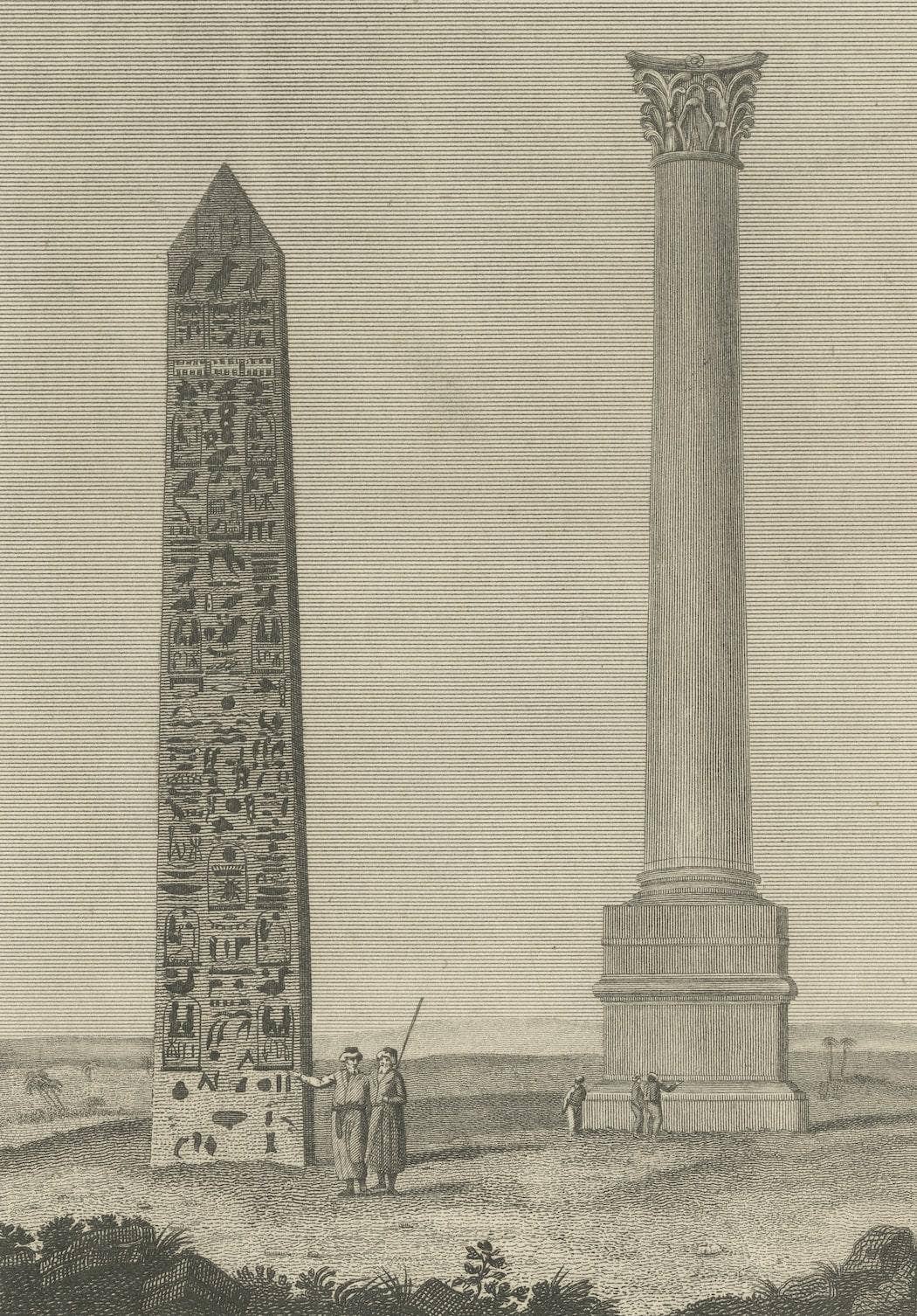 Cleopatra's Needle and Pompey's Pillar: Monuments of Ancient Alexandria, 1815