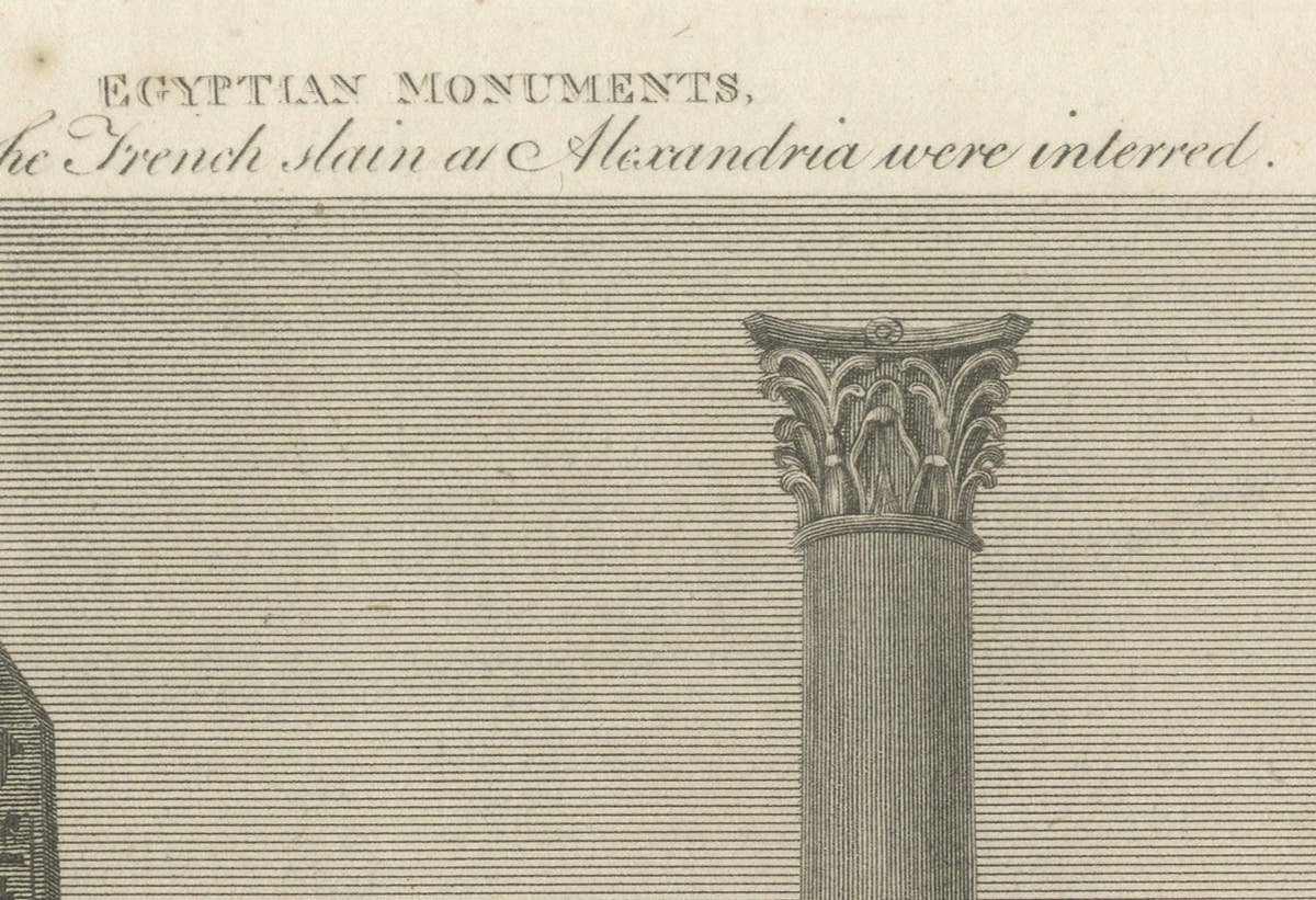 Cleopatra's Needle and Pompey's Pillar: Monuments of Ancient Alexandria, 1815