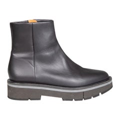 Clergerie Schwarze Chunky Stiefel aus Leder Größe IT 36