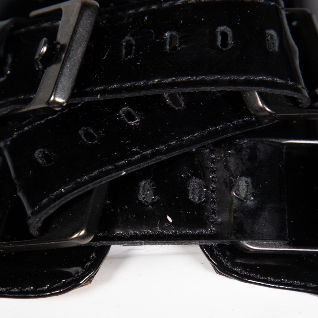 Clergerie Black Leather Creeper Platform Loafers Size IT 38 1
