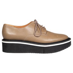 Clergerie Chaussures à plateforme en cuir Brown Taille IT 37.5