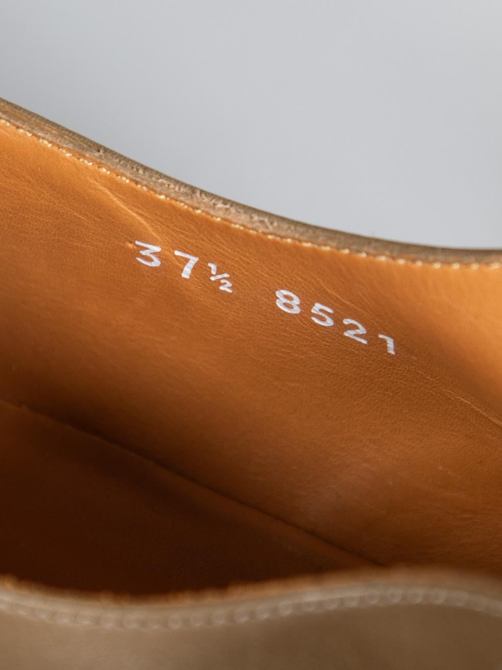 Clergerie Chaussures à plateforme en cuir Brown Taille IT 37.5 en vente 1