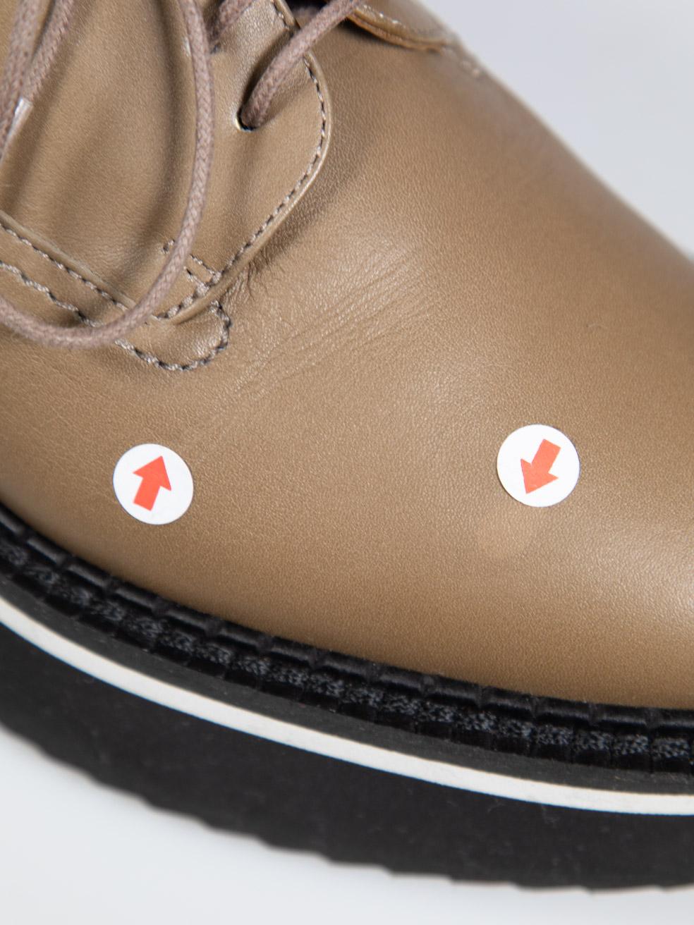 Clergerie Chaussures à plateforme en cuir Brown Taille IT 37.5 en vente 2