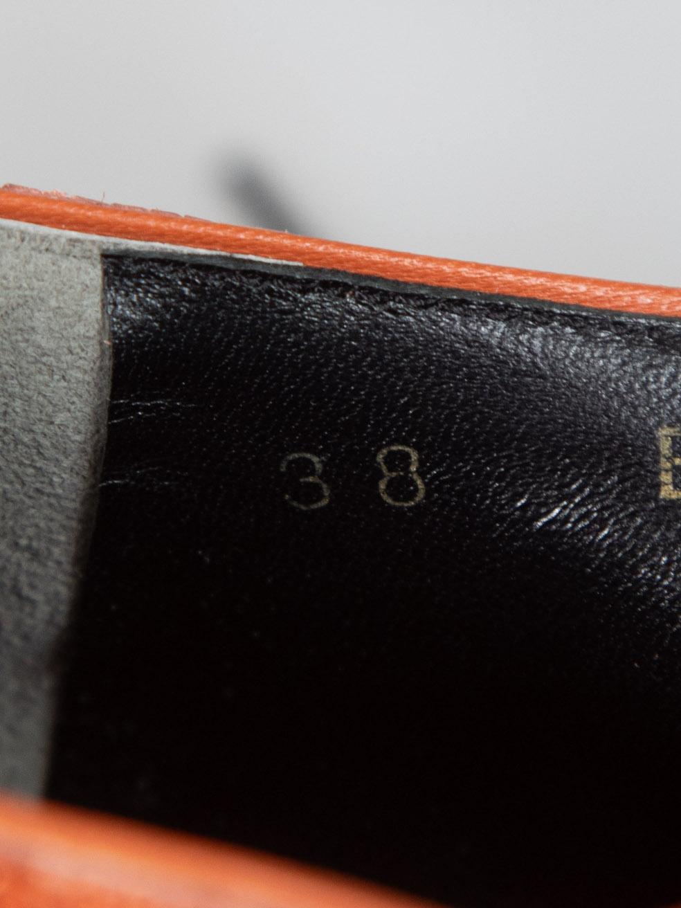 De las mujeres Clergerie Plataforma de cuero marrón metalizado Oxfords Talla IT 38 en venta