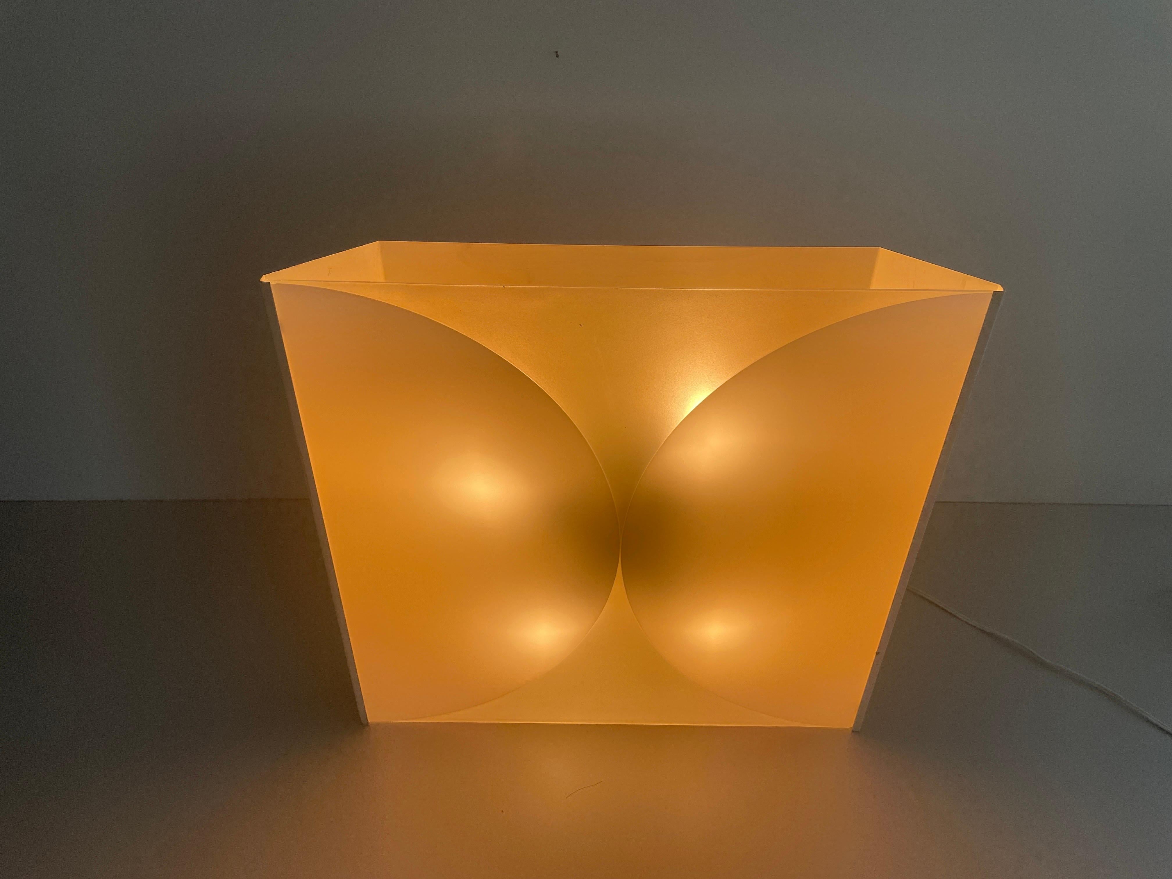 Grande lampe murale Clessidra de Bobo Piccoli pour Fontana Arte, 1970, Italie en vente 4