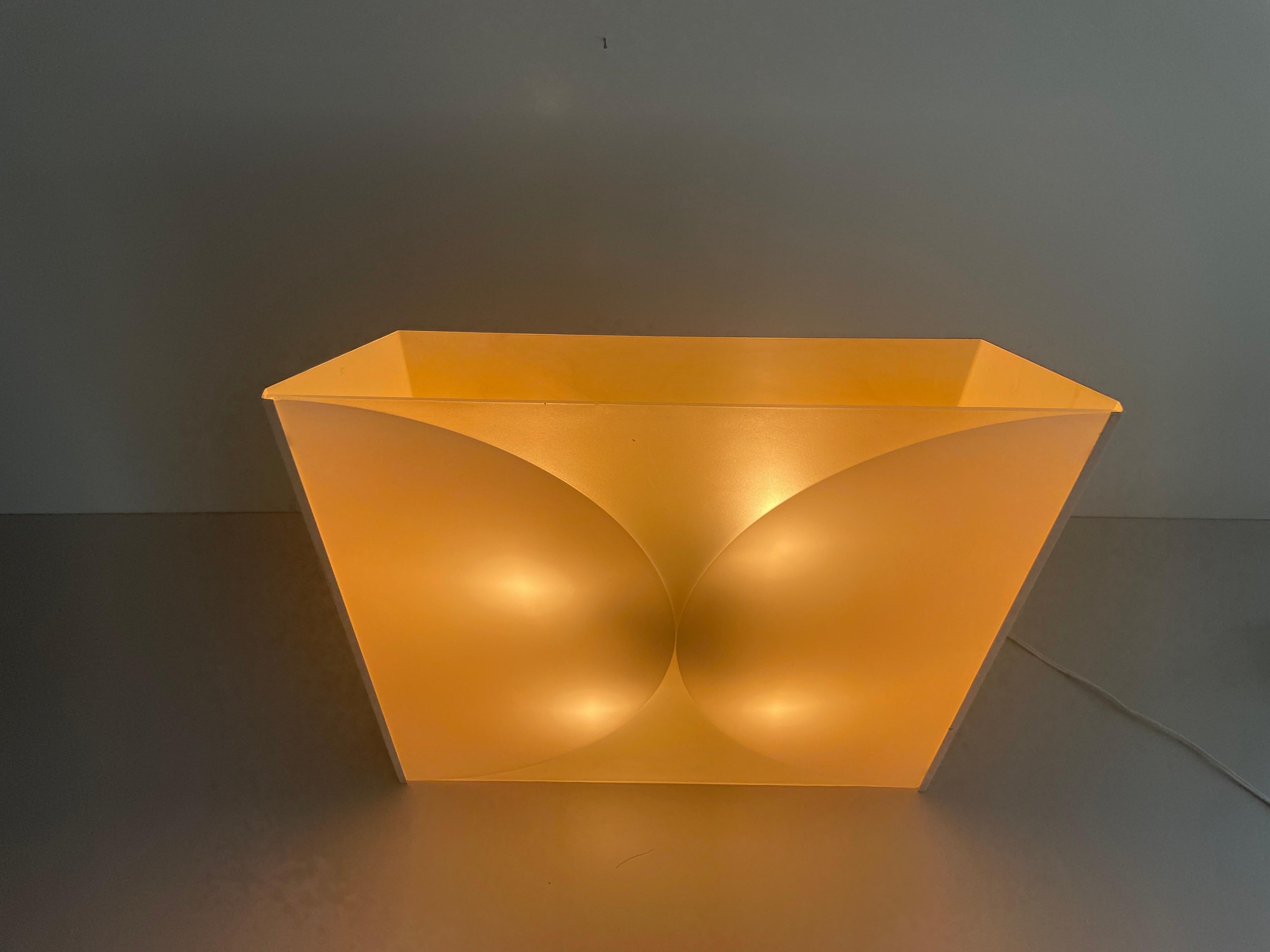Grande lampe murale Clessidra de Bobo Piccoli pour Fontana Arte, 1970, Italie en vente 5