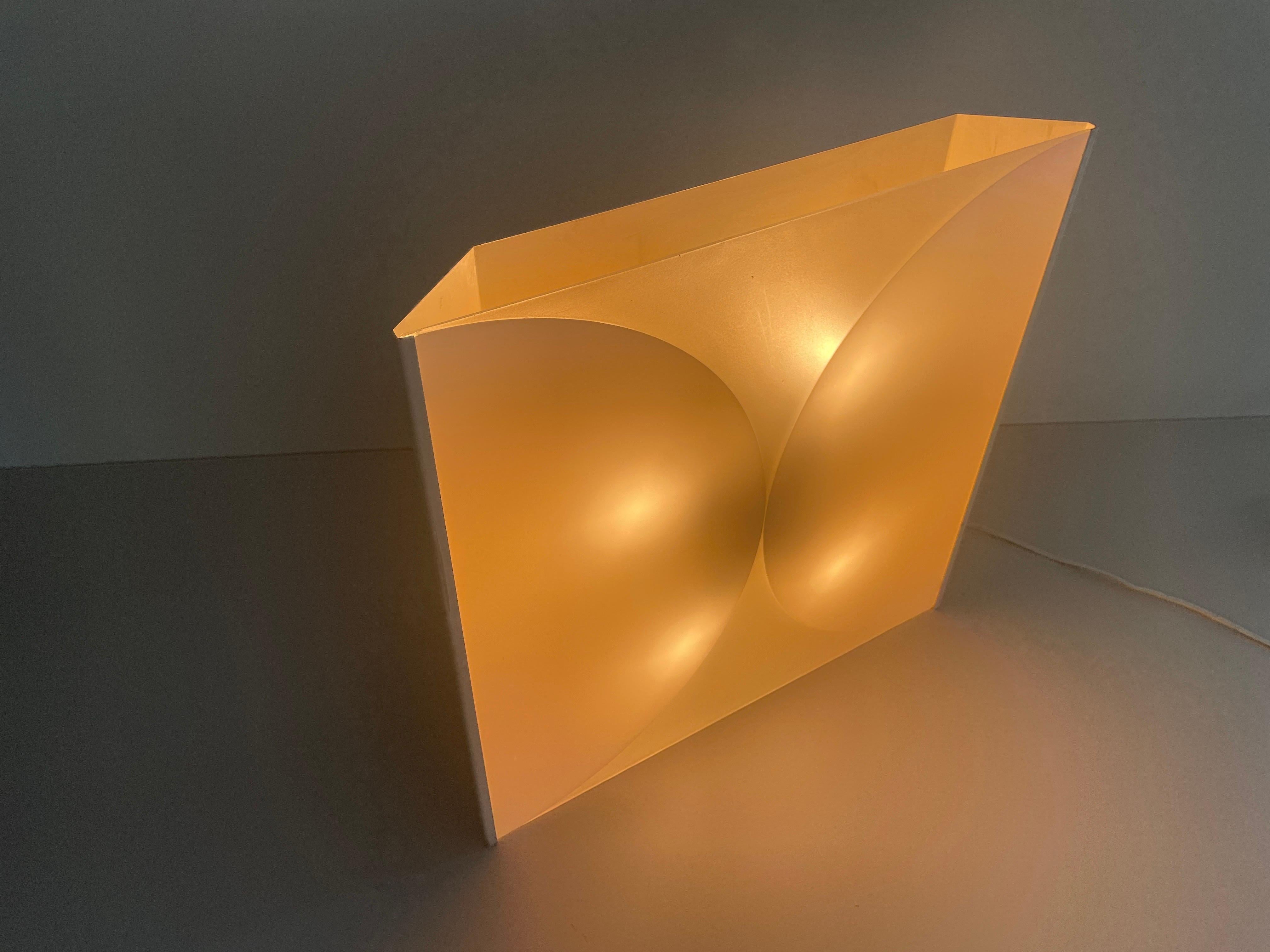 Grande lampe murale Clessidra de Bobo Piccoli pour Fontana Arte, 1970, Italie en vente 8