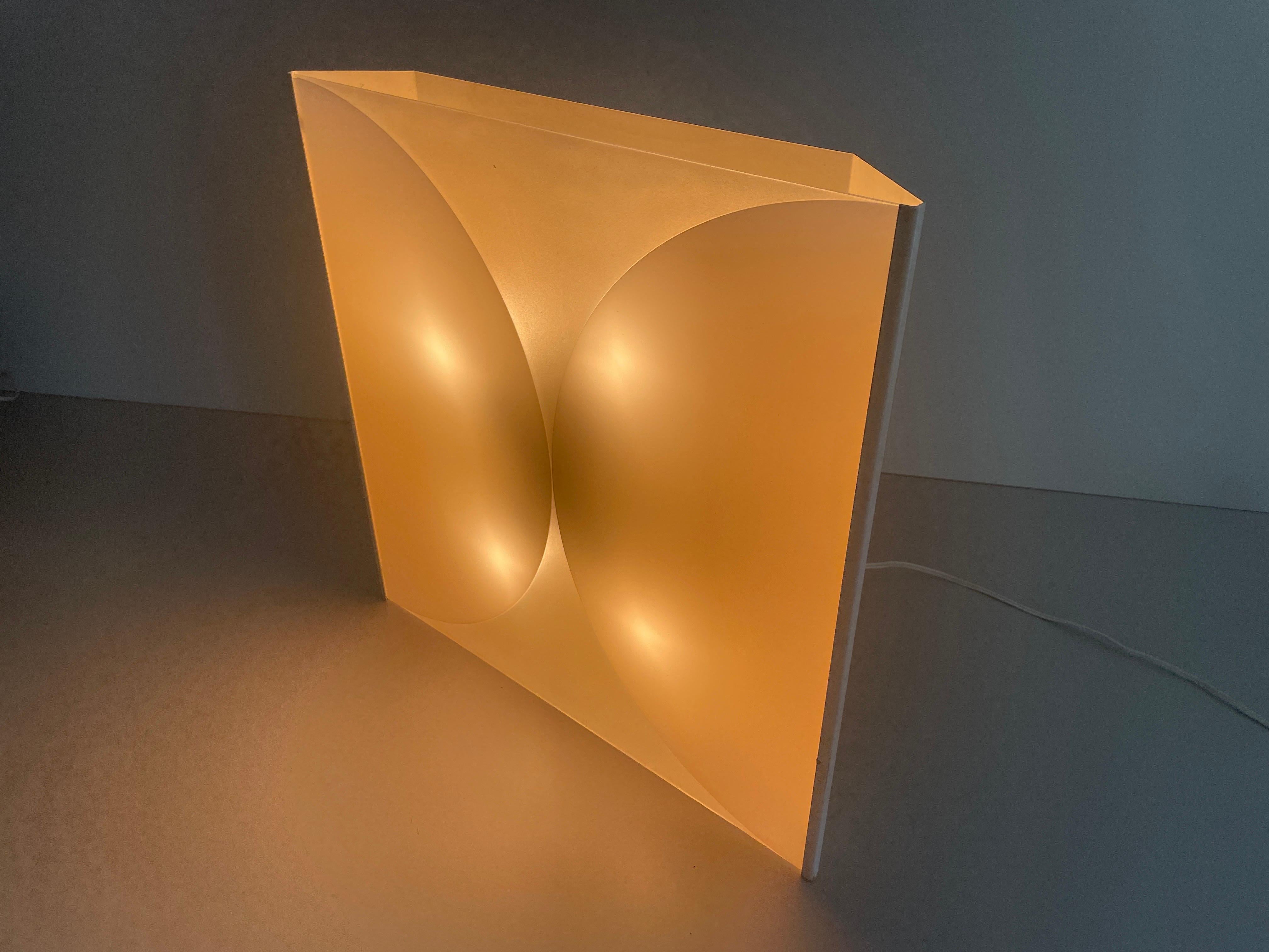 Grande lampe murale Clessidra de Bobo Piccoli pour Fontana Arte, 1970, Italie en vente 9