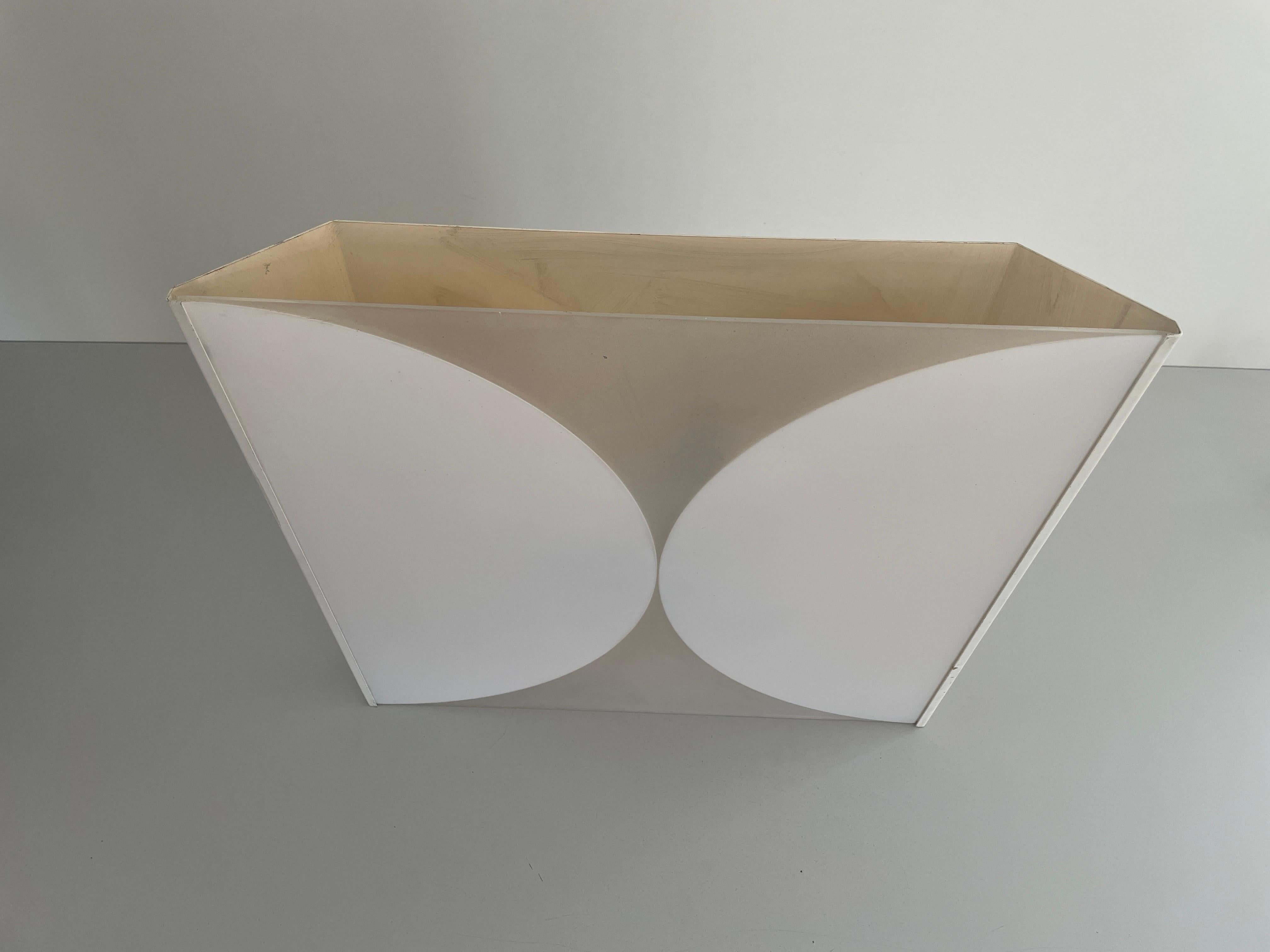 Grande lampe murale Clessidra de Bobo Piccoli pour Fontana Arte, 1970, Italie Excellent état - En vente à Hagenbach, DE