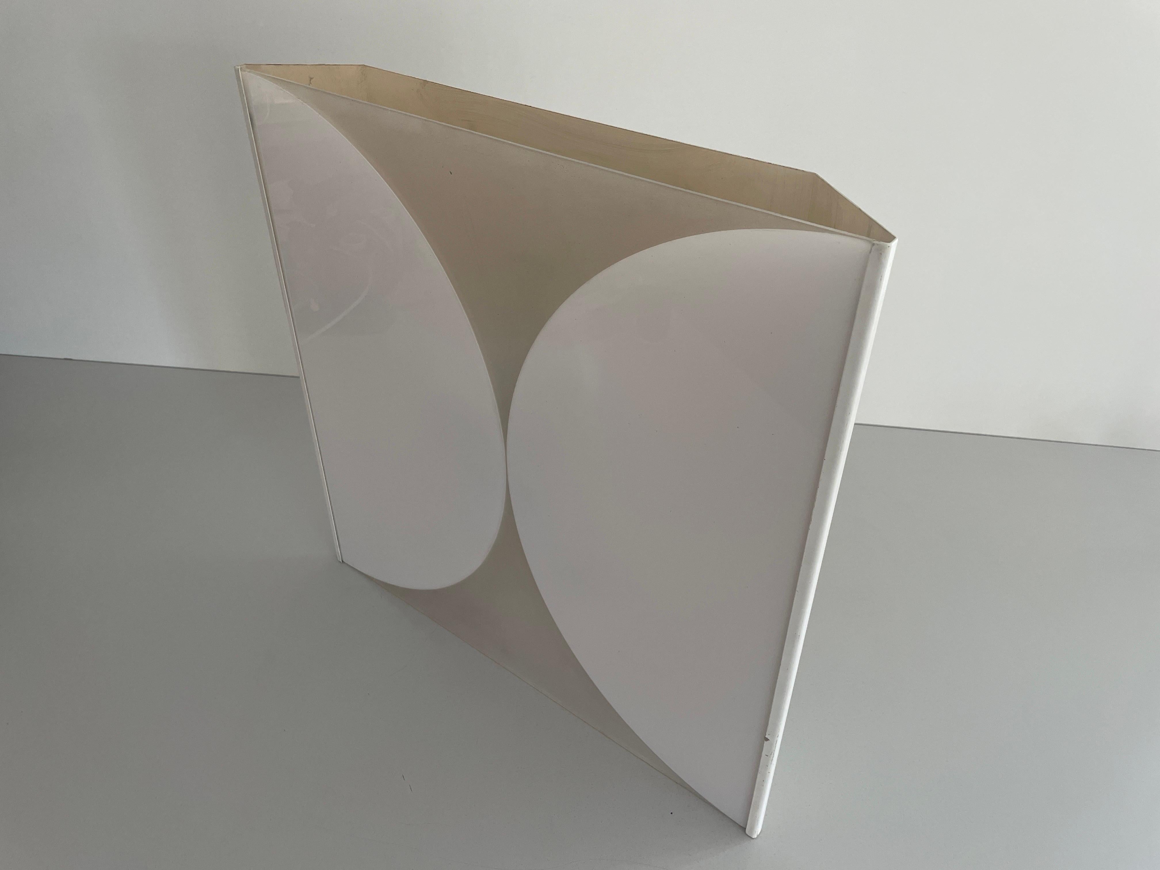Métal Grande lampe murale Clessidra de Bobo Piccoli pour Fontana Arte, 1970, Italie en vente