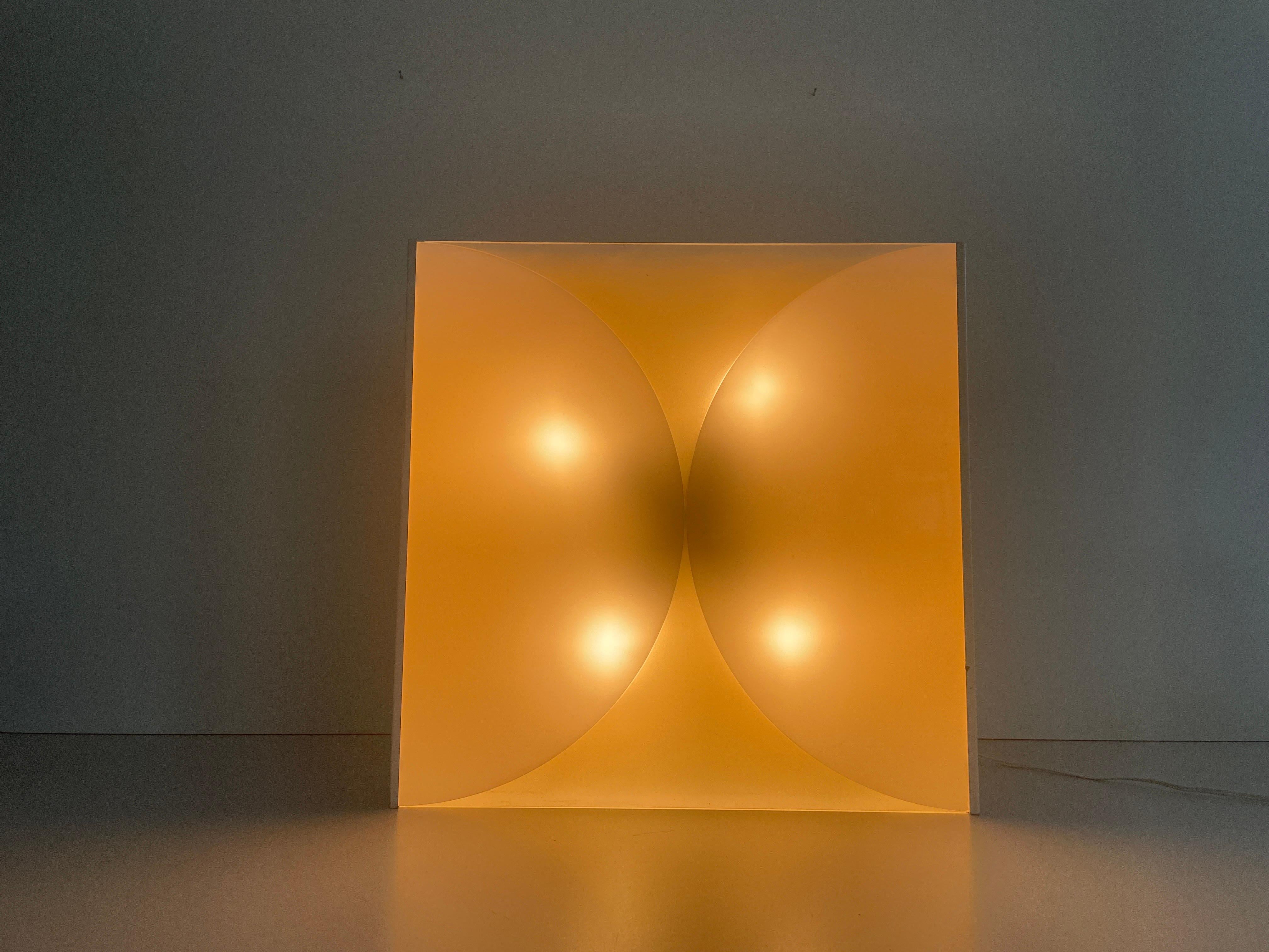 Grande lampe murale Clessidra de Bobo Piccoli pour Fontana Arte, 1970, Italie en vente 2
