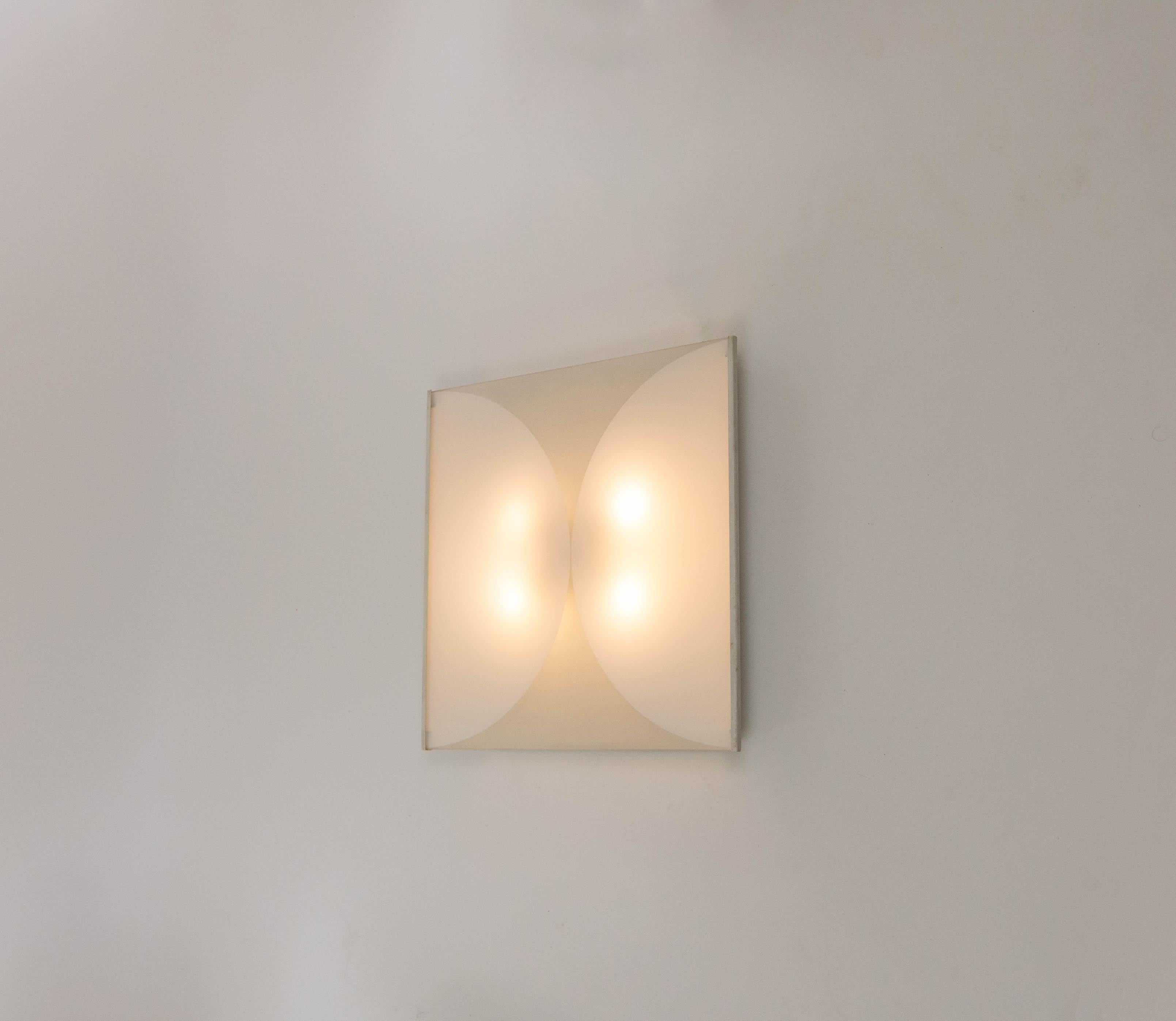Lámpara de pared Clessidra de Bobo Piccoli para Fontana Arte, años 1970 Moderno de mediados de siglo en venta