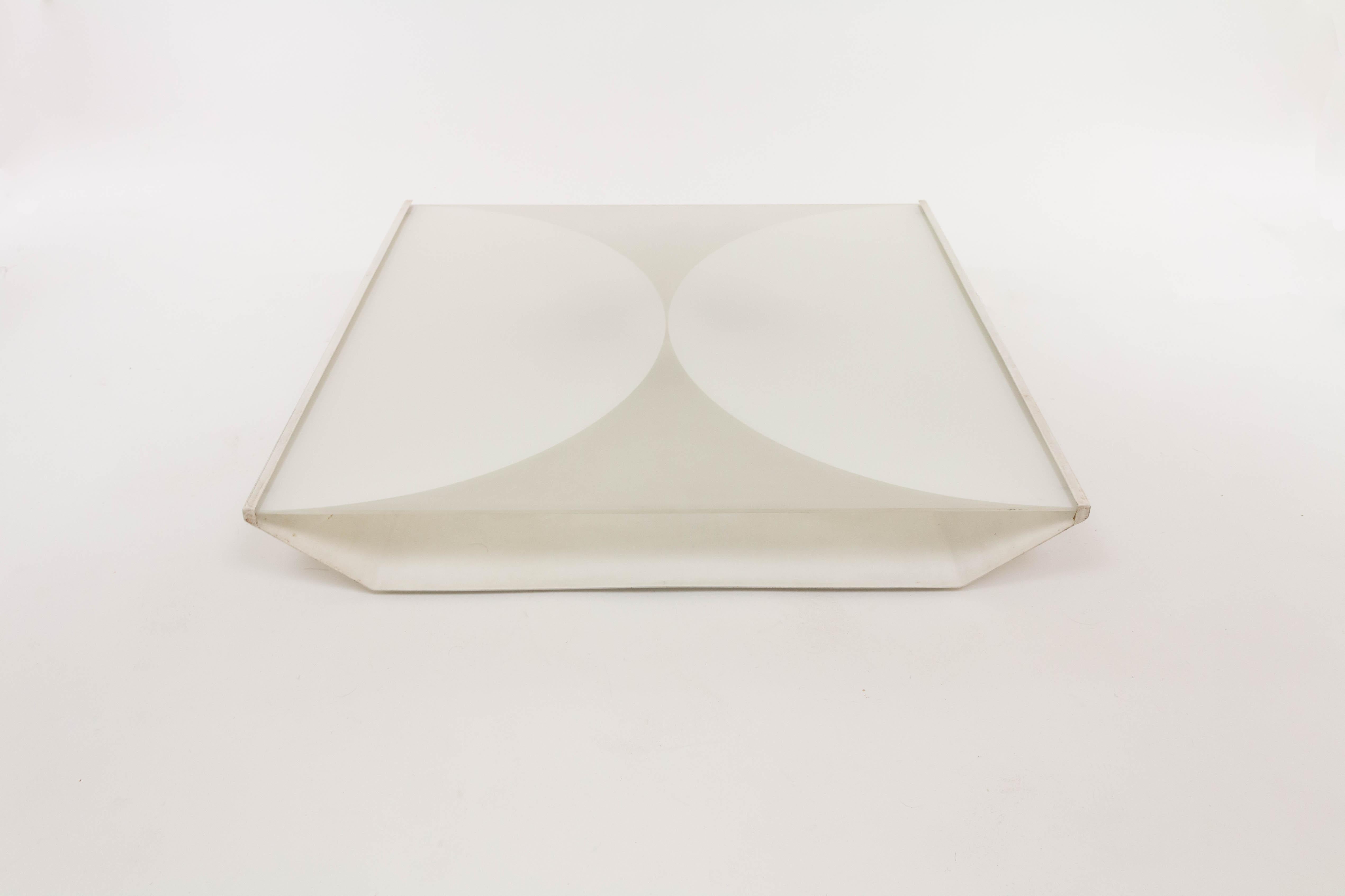 Lámpara de pared Clessidra de Bobo Piccoli para Fontana Arte, años 1970 Metal en venta