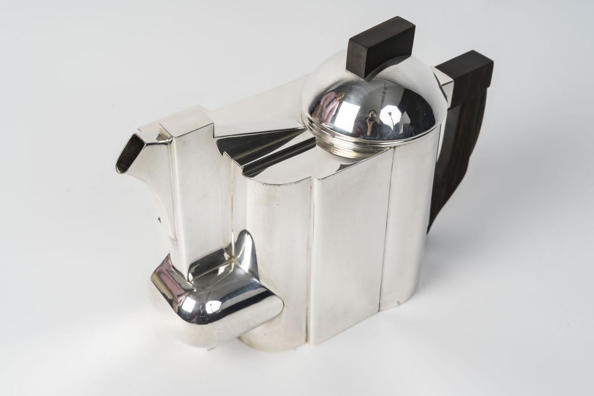 CLETO MUNARI “R&A” Solid silver jug Italy 1993 in vendita 3