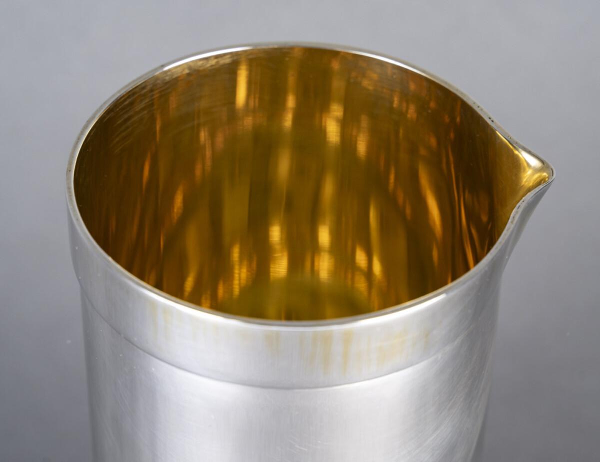 CLETO MUNARI - Jarra de plata maciza Italia XXe VICENZA 1980 4