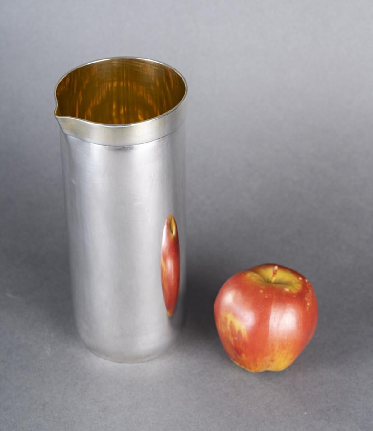 CLETO MUNARI - Jarra de plata maciza Italia XXe VICENZA 1980 1