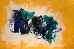 Cleve Gray, Untitled, 1999, acrylic on paper, abstract expressionism