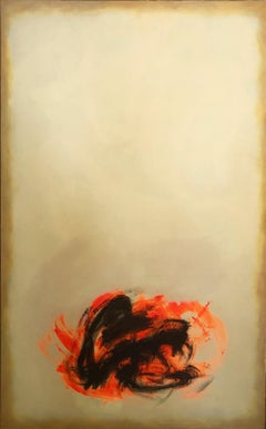 "Conjugation #174" by Cleve Gray, Abstract Painting, Acrylic on Canvas, 1976