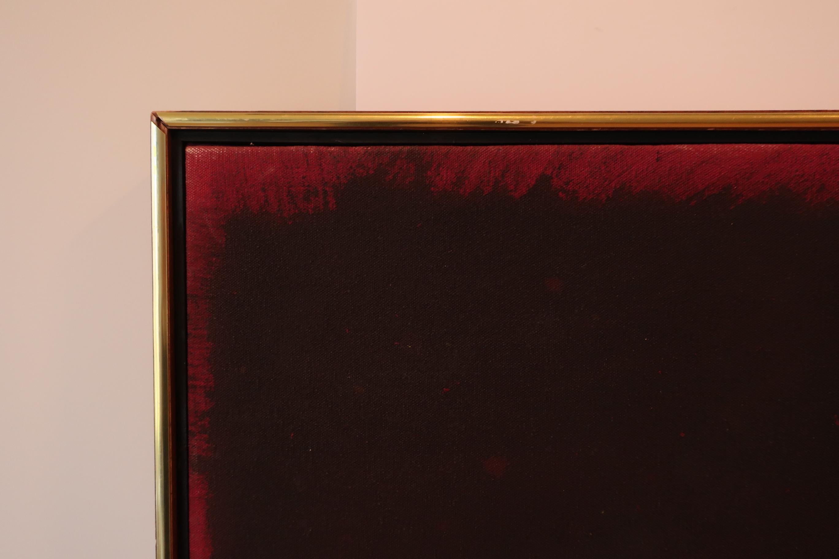 Fine ottobre - Painting Astratto di Cleve Gray