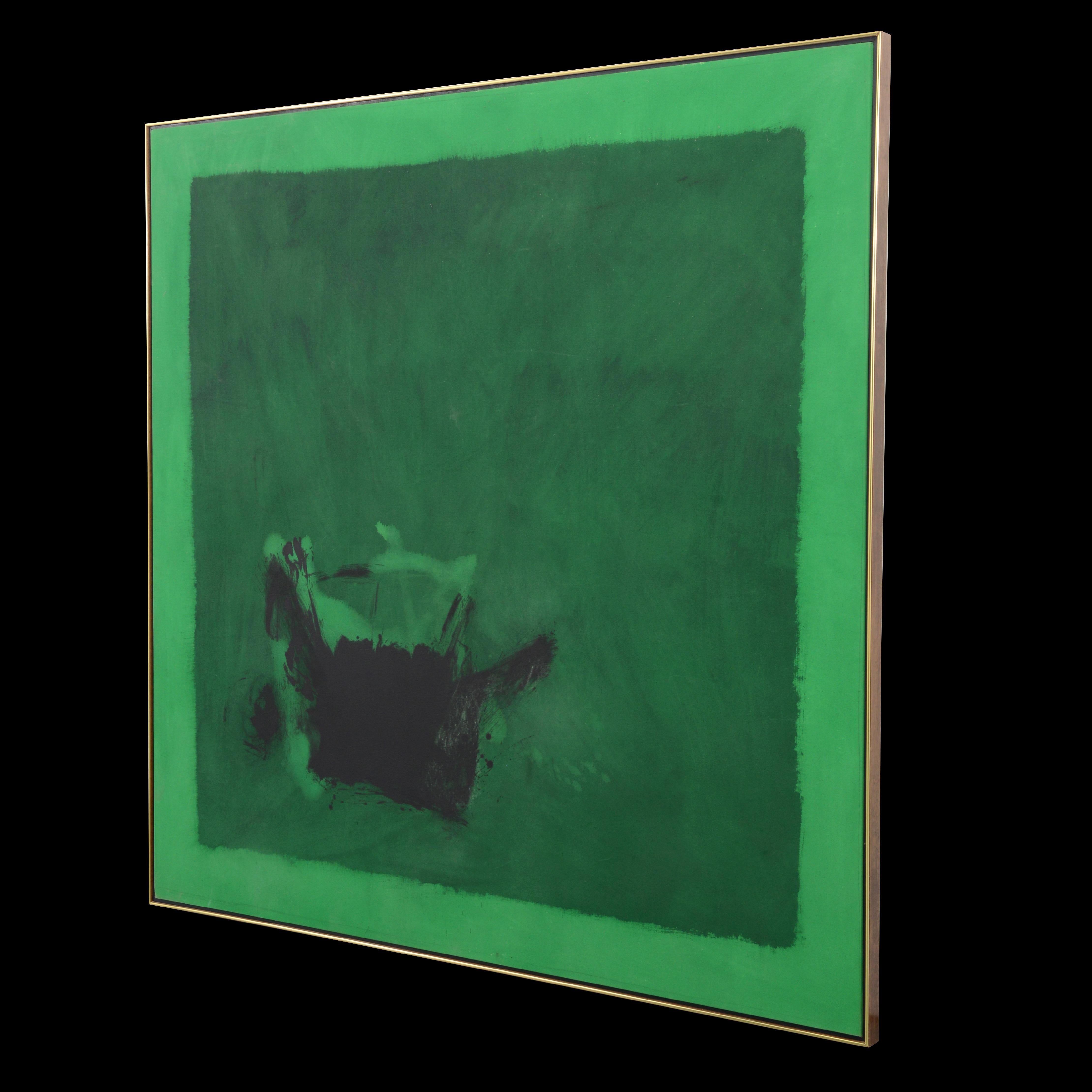 Grande quadro astratto di Cleve Gray, PLUMMET, 82 