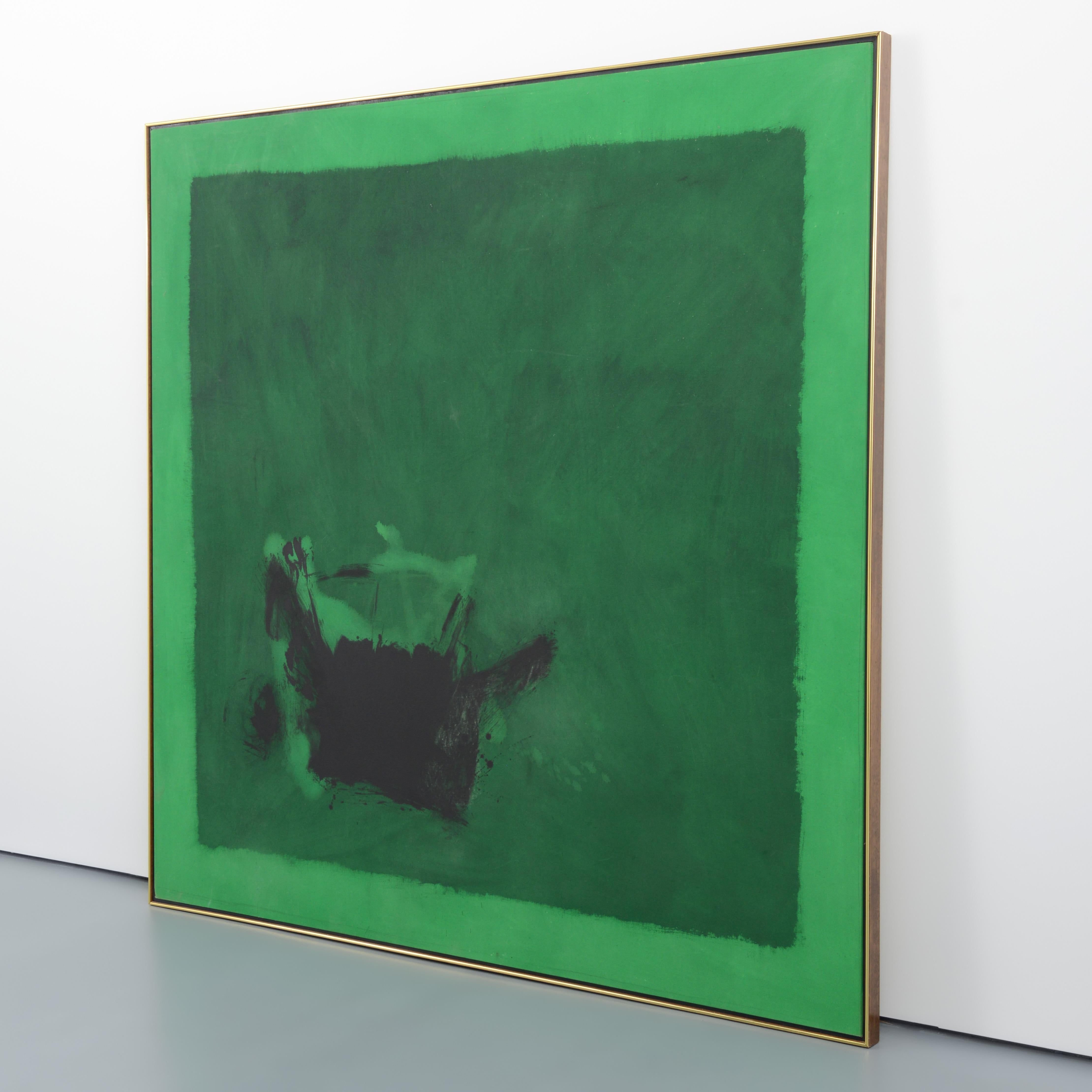 Grande quadro astratto di Cleve Gray, PLUMMET, 82 