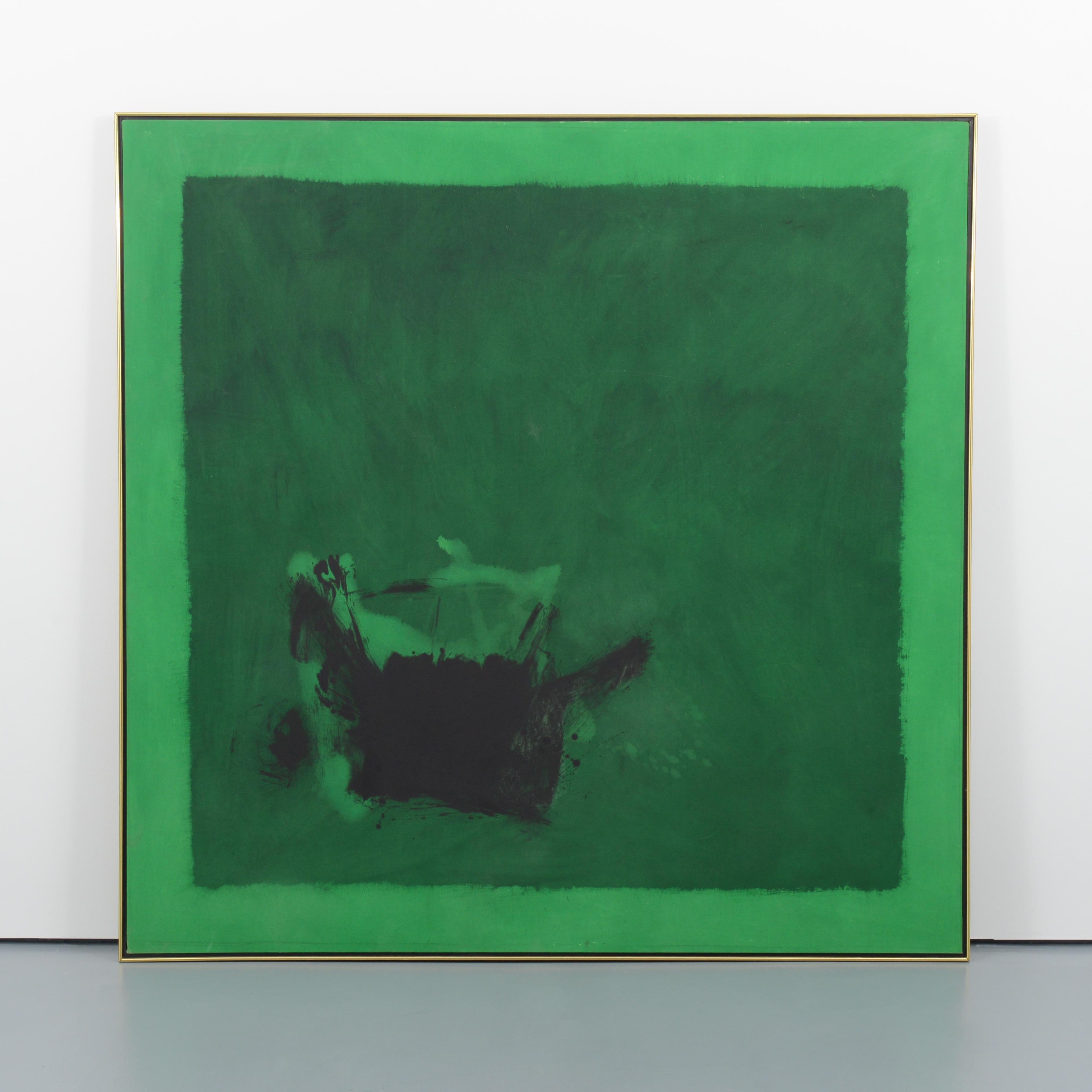 Grande quadro astratto di Cleve Gray, PLUMMET, 82 