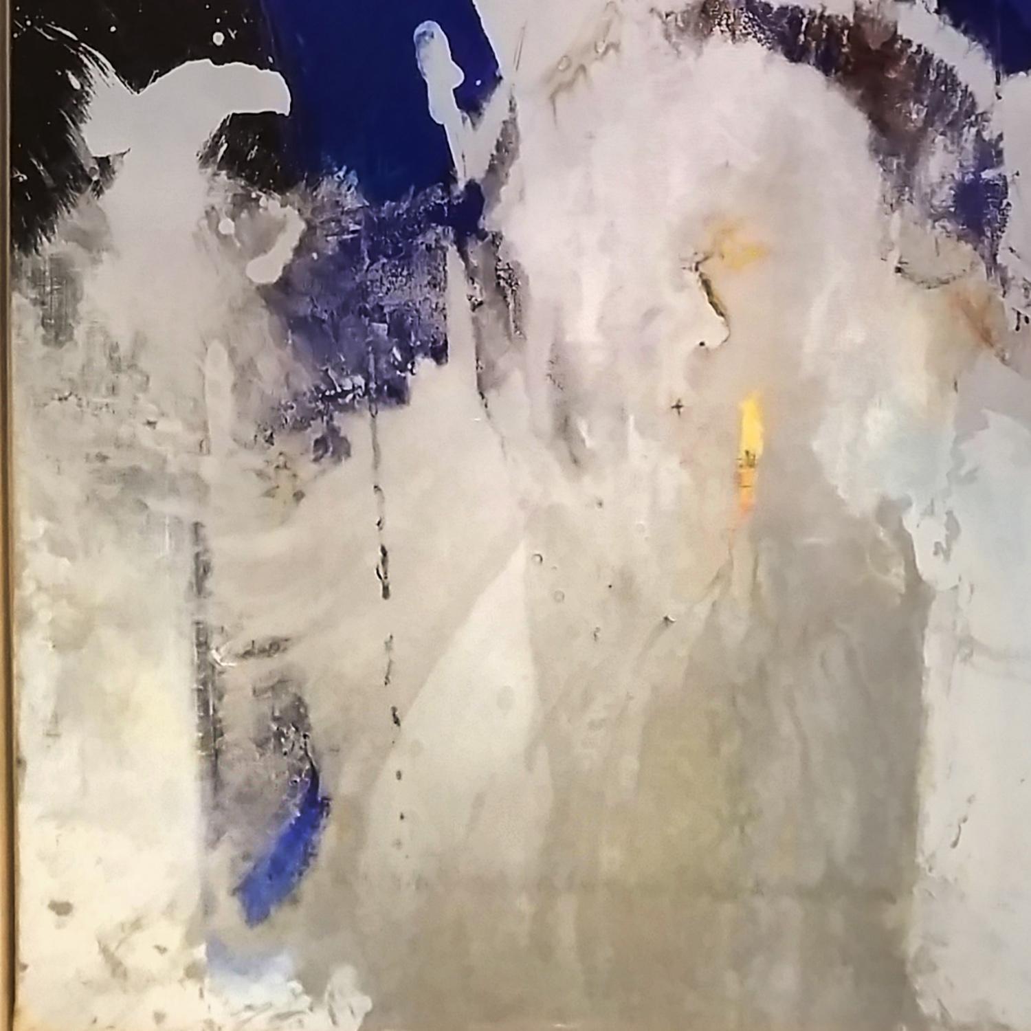 Silver Spectre - Abstract Expressionist Painting by Cleve Gray