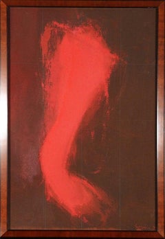 Study for Threnody 1973 (a 28 panel painting in Neuberger Museum of Art) o/c oil