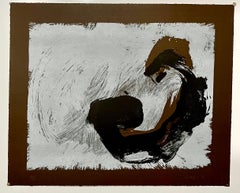 Lyrical Abstract Expressionist Lithograph Cleve Gray Lithograph Silkscreen Print