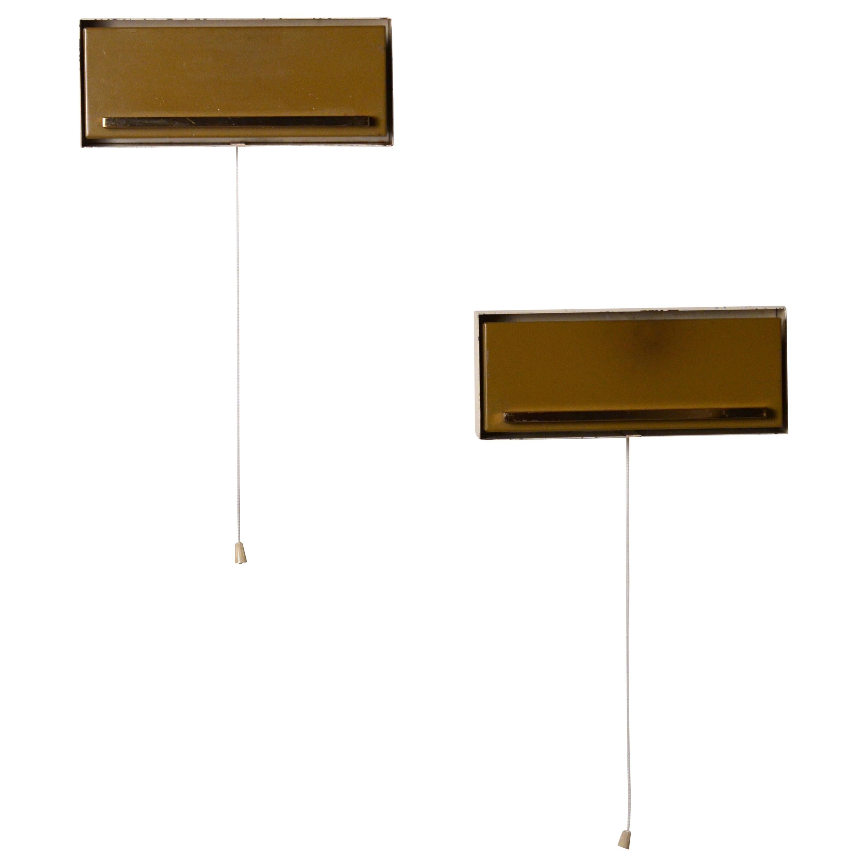 Clever Pair of Adjustable Bedside Sconces by Neuhaus Leuchten, Germany For Sale