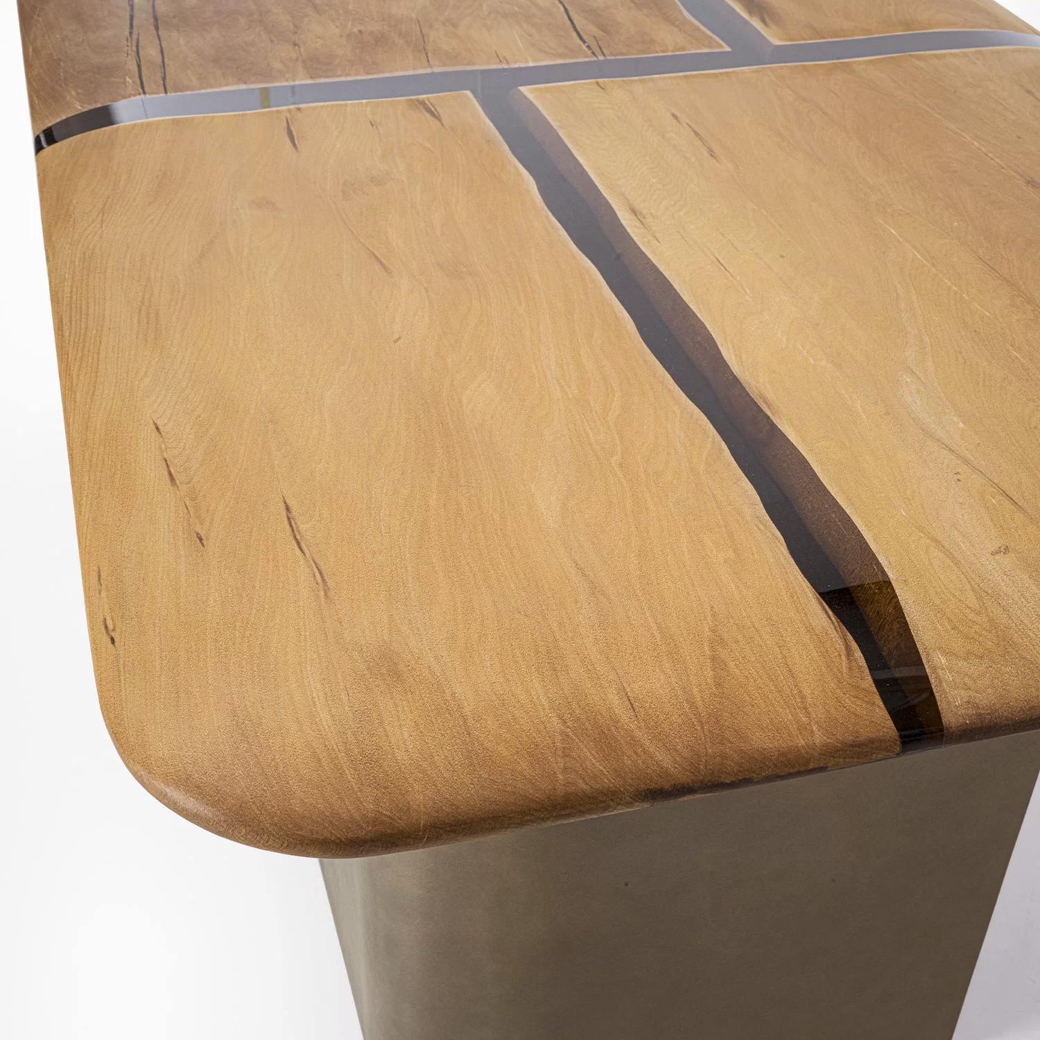 Ensemble de 3 tables basses Kauri en bois astucieux en vente 3