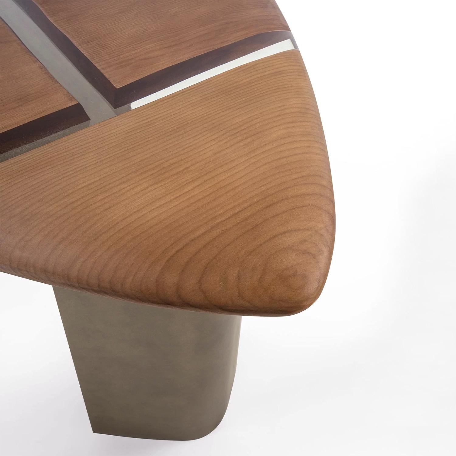 Ensemble de 3 tables basses Kauri en bois astucieux en vente 5