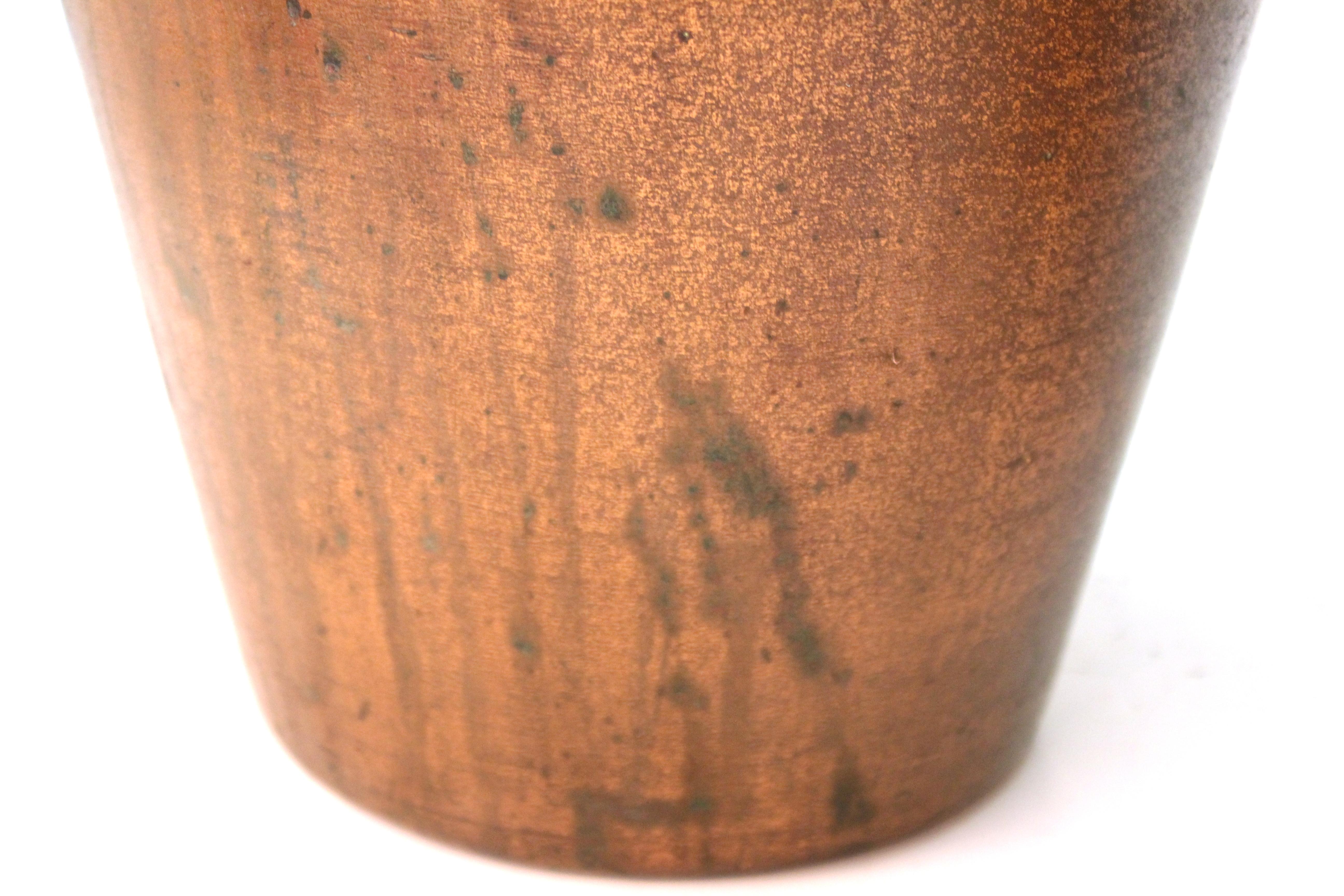 Clewell American Arts & Kunsthandwerkliche Vasen aus kupferhaltiger Keramik 4