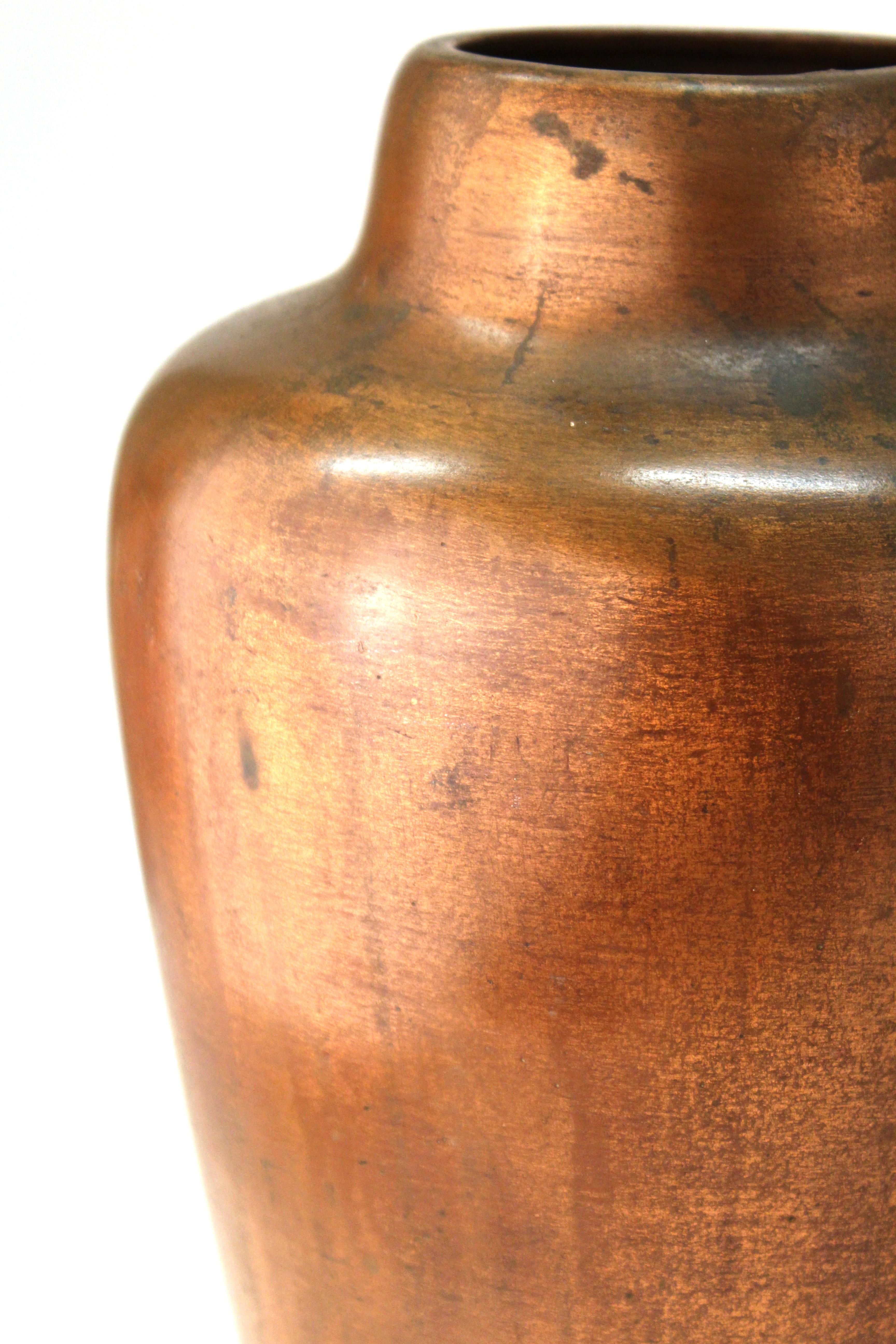 Clewell American Arts & Kunsthandwerkliche Vasen aus kupferhaltiger Keramik 2