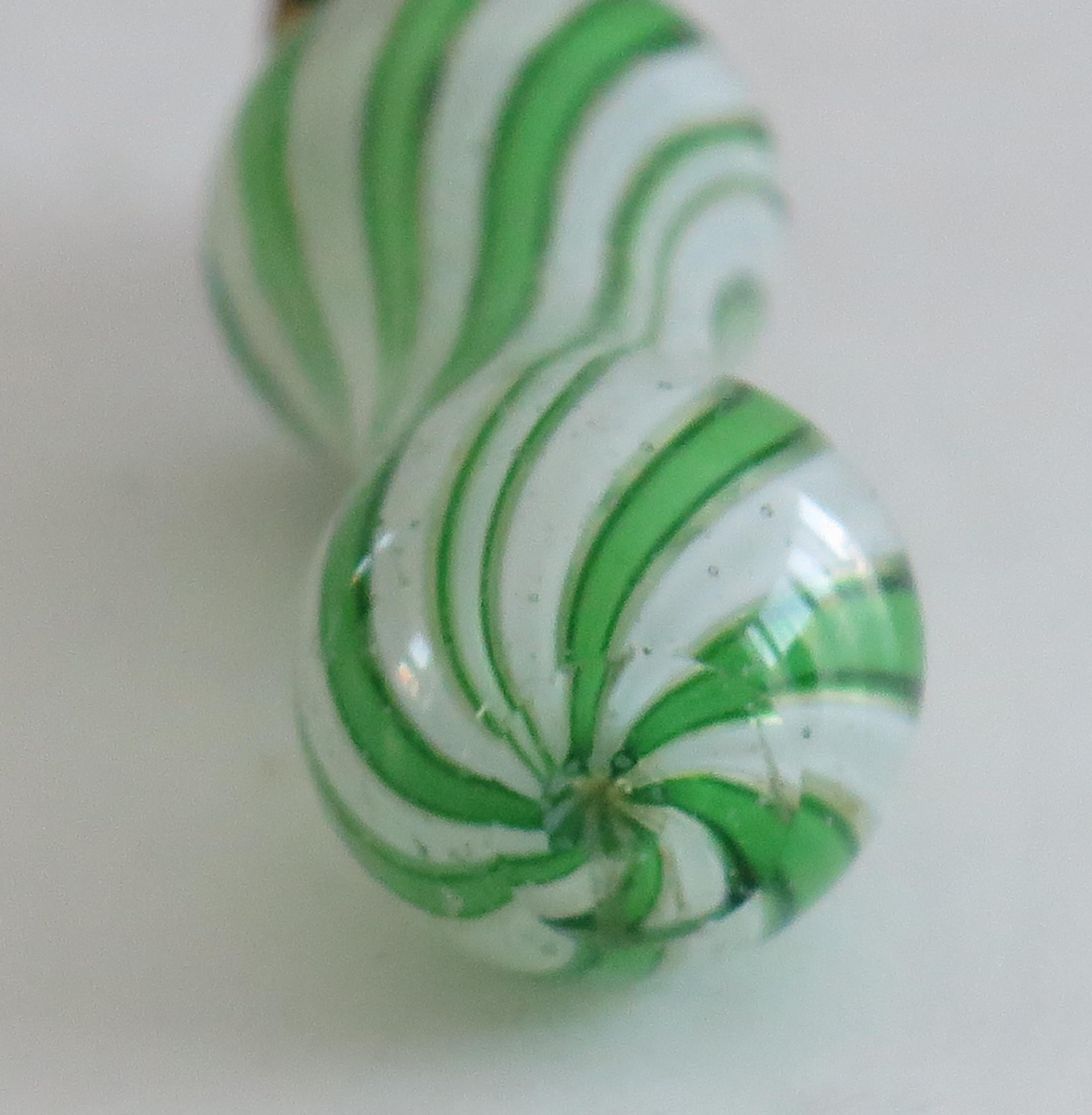 old green perfume bottle