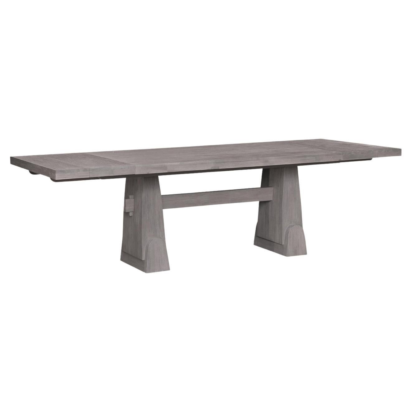 "Clichy" Sweedish Farm Style Extension Dining Table by Christiane Lemieux For Sale