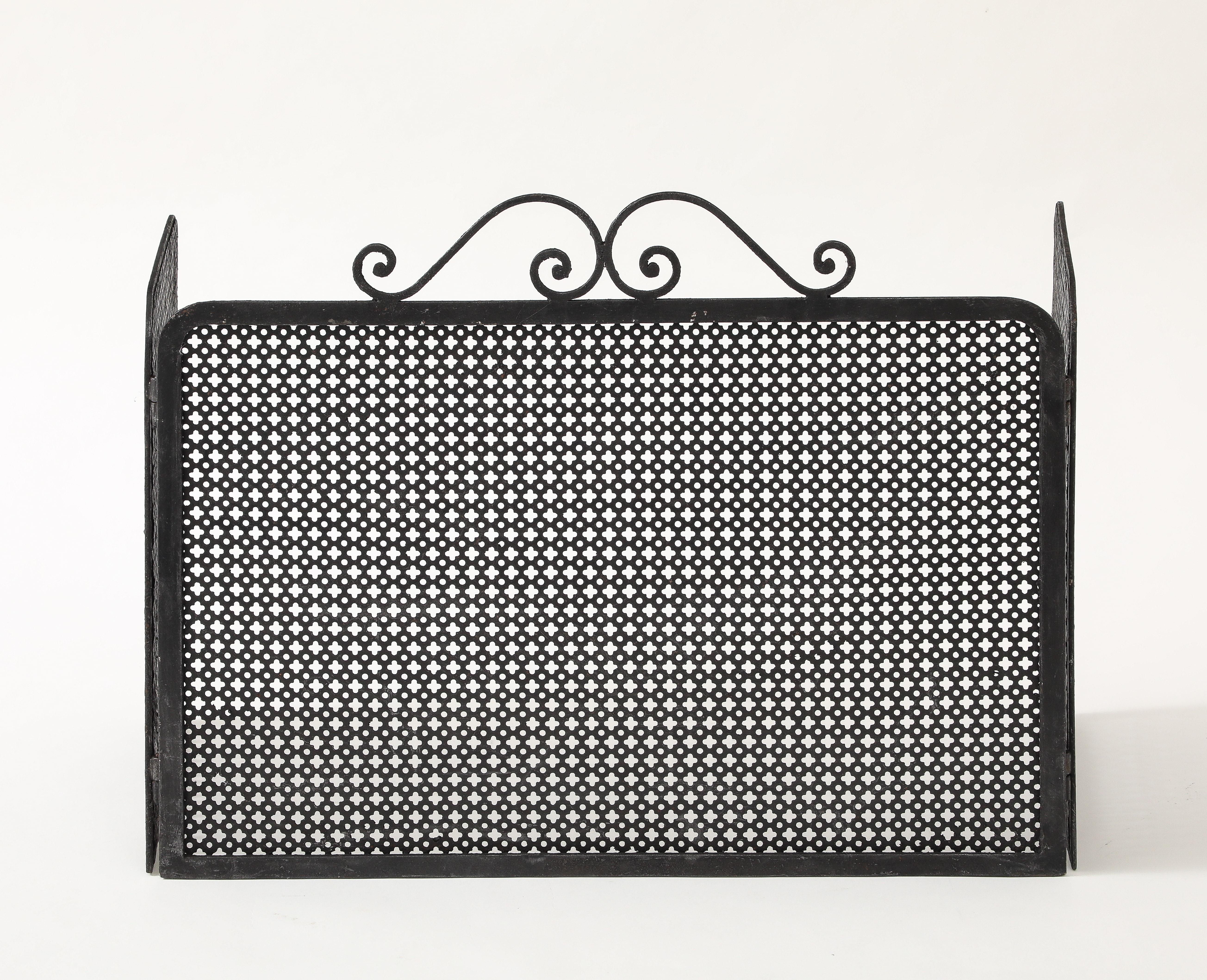 Matthieu Mategot Style Period Firescreen, France, c. 1950's For Sale 3