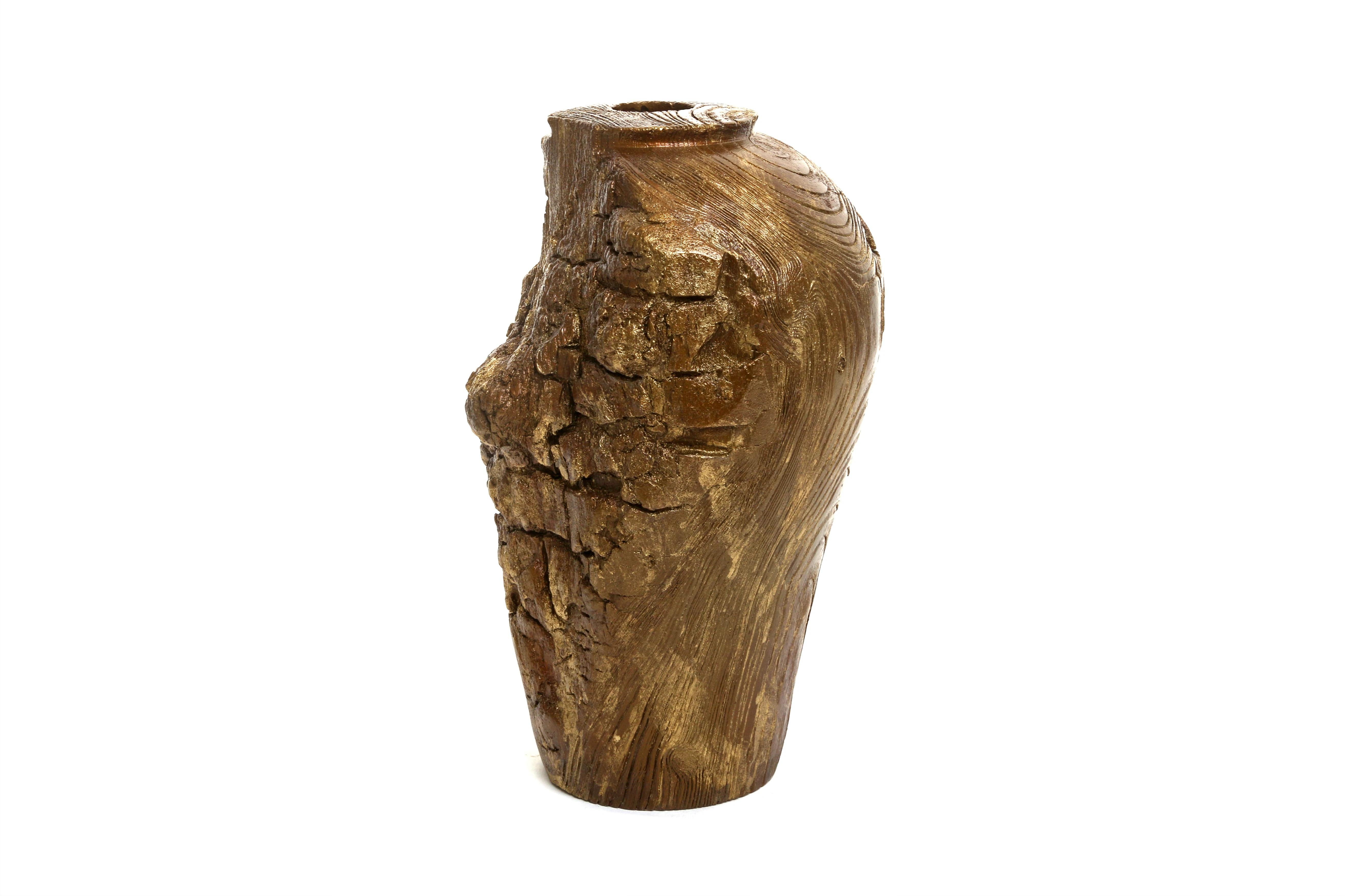 Hand-Crafted Cliff Vase Large by Chaaban For Sale