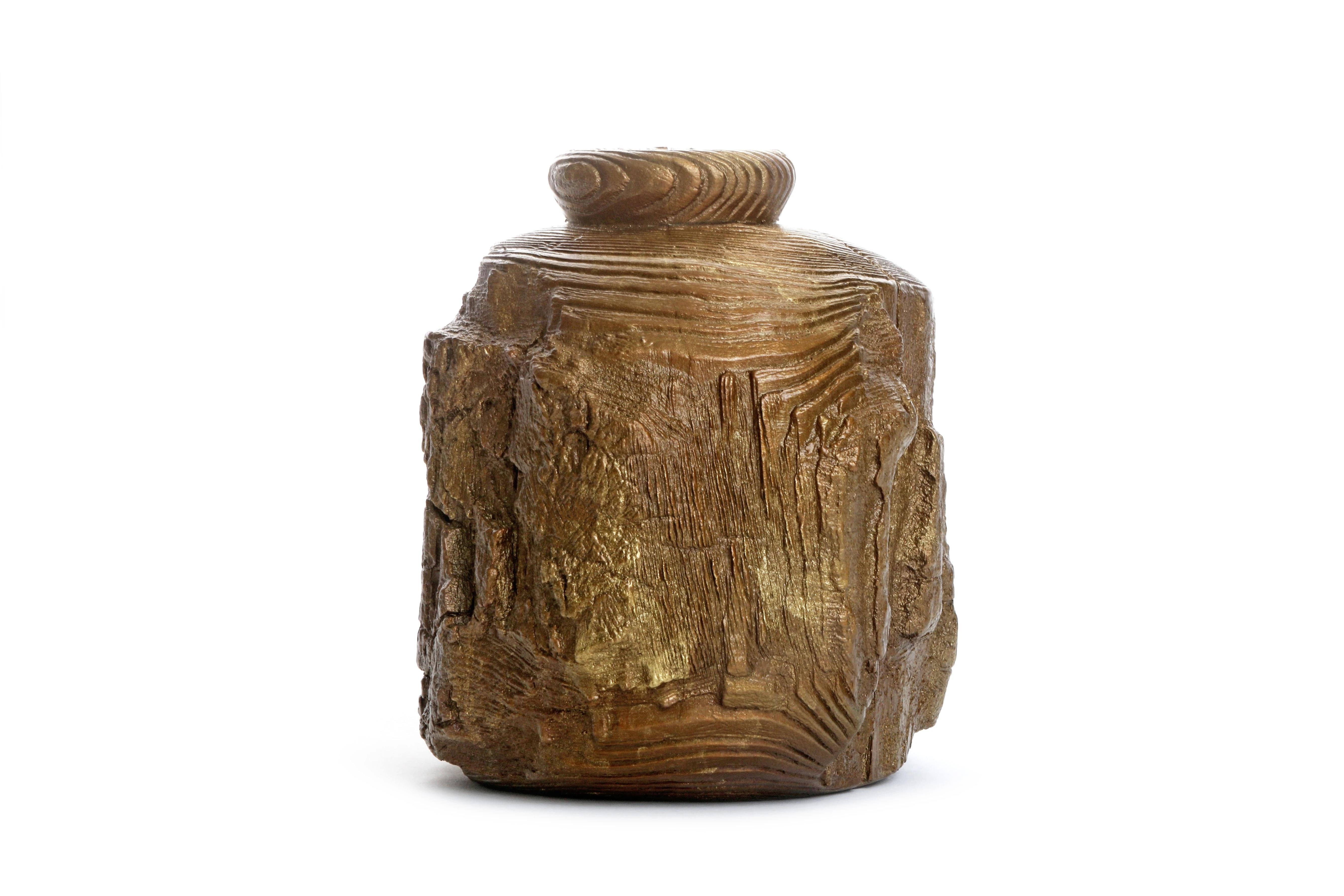 Hand-Crafted Cliff Vase Small by Chaaban For Sale