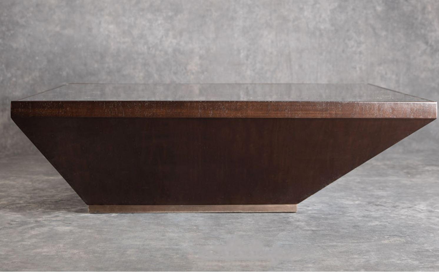 Cliff Young Cantilver Storage Coffee Table In New Condition For Sale In New York, NY