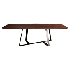 Cliff Young Ro-Z Rosewood Boat Shape Dining Table