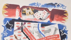 London Underground Map of London Christmas poster by Clifford and Rosemary Ellis