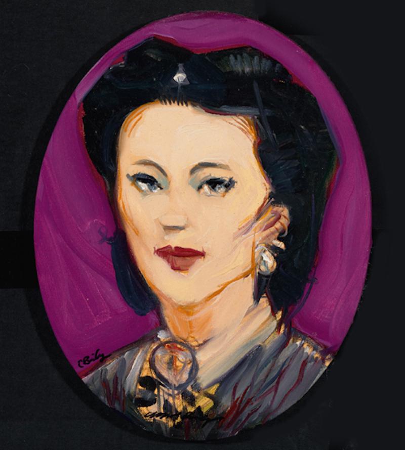 Clifford Bailey  Portrait Painting – Madame Lee