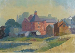 Cockermouth, Brewery & Castle: Clifford Charman oil painting Modern British Art