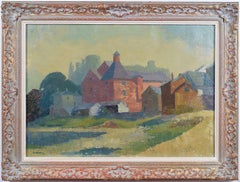 Cockermouth, Brewery & Castle: Clifford Charman oil painting Modern British Art